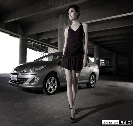 Nakakasilaw na Dongfeng Peugeot at sexy beauty car model.157209.jpg